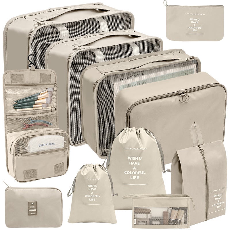 Travel Storage Bag Set Digital Toiletry Cosmetics Packaging Storage Bag Clothes Shoes Luggage Travel Bag - Image 3